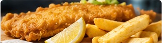 Fresh fish and chips
